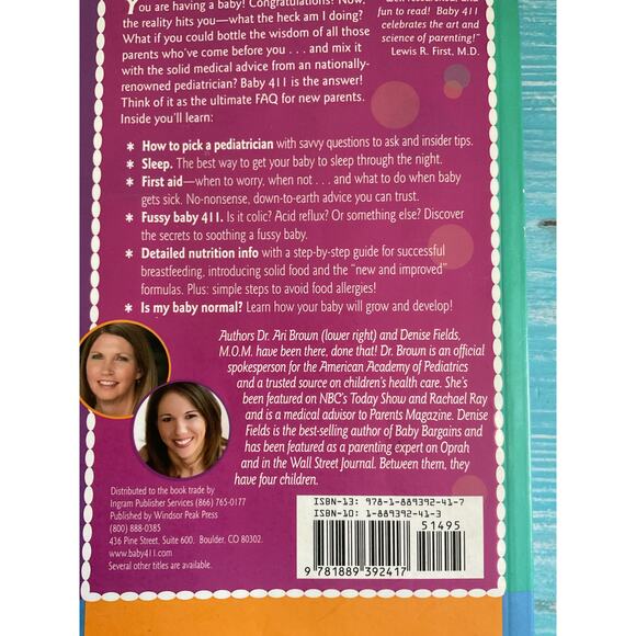 Baby 411 5th Edition by Denise Fields & Dr. Ari Brown - Picture 3 of 3
